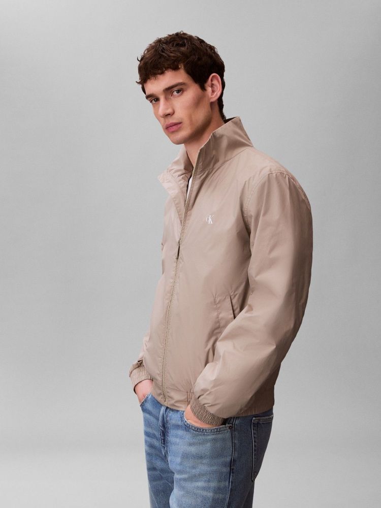 Calvin Klein Jas Beige heren (UNFILLED HARRINGTON JACKET - LV04RF520G.RAK) - GL Sport (Sluis)