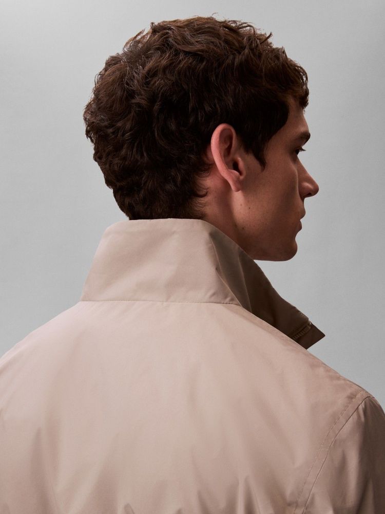 Calvin Klein Jas Beige heren (UNFILLED HARRINGTON JACKET - LV04RF520G.RAK) - GL Sport (Sluis)