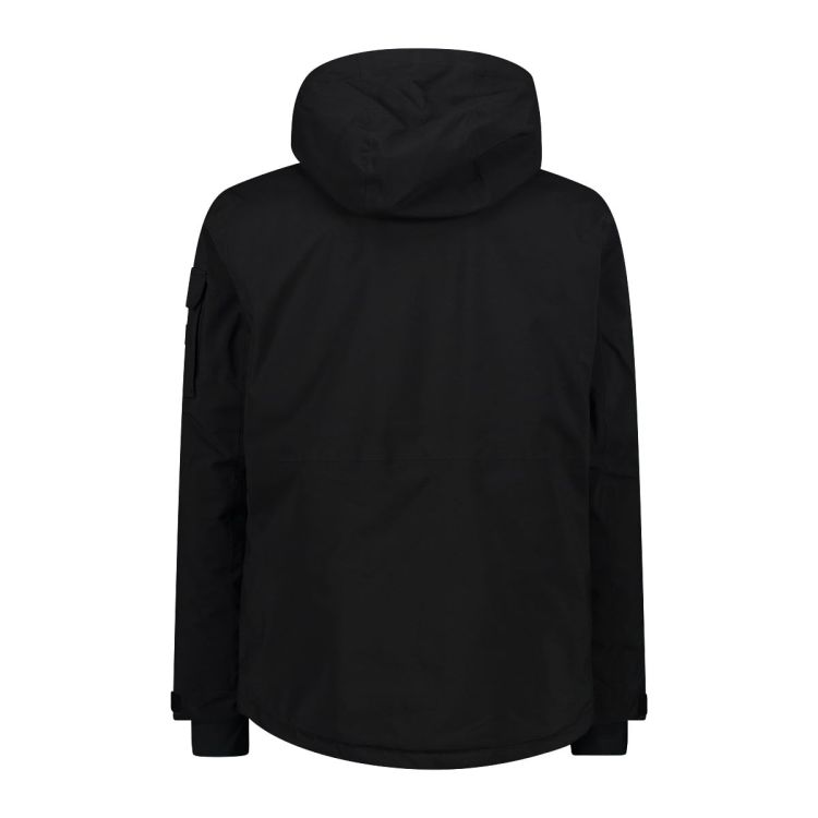 CMP Jas Zwart heren (MAN JACKET FIX HOOD - 34W3917.U901) - GL Sport (Sluis)