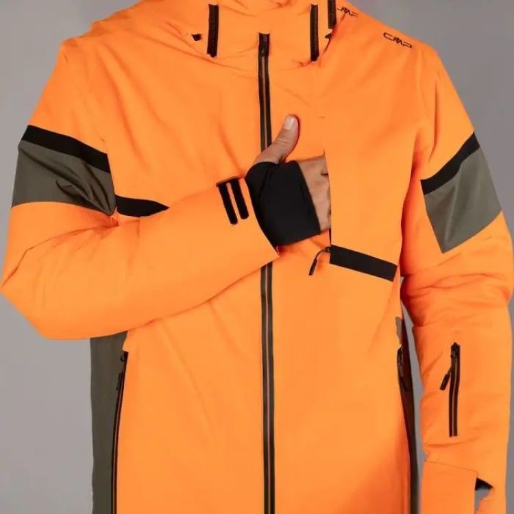 CMP Jas Oranje heren (MAN JACKET ZIPHOOD - 34W4677.C513) - GL Sport (Sluis)