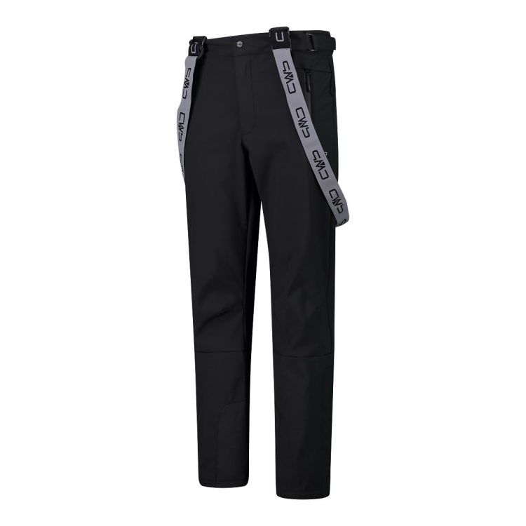 CMP Skibroek Zwart heren (MAN SKI SOFTSHELL SALOPETTE - 34W4367.U901) - GL Sport (Sluis)