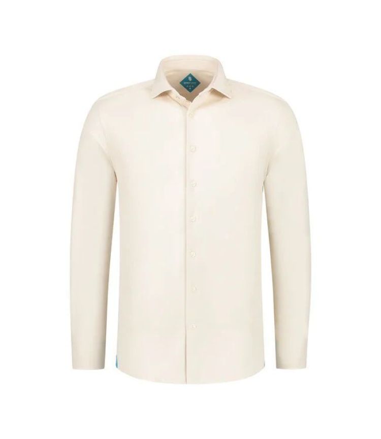 District Indigo Overhemd Beige