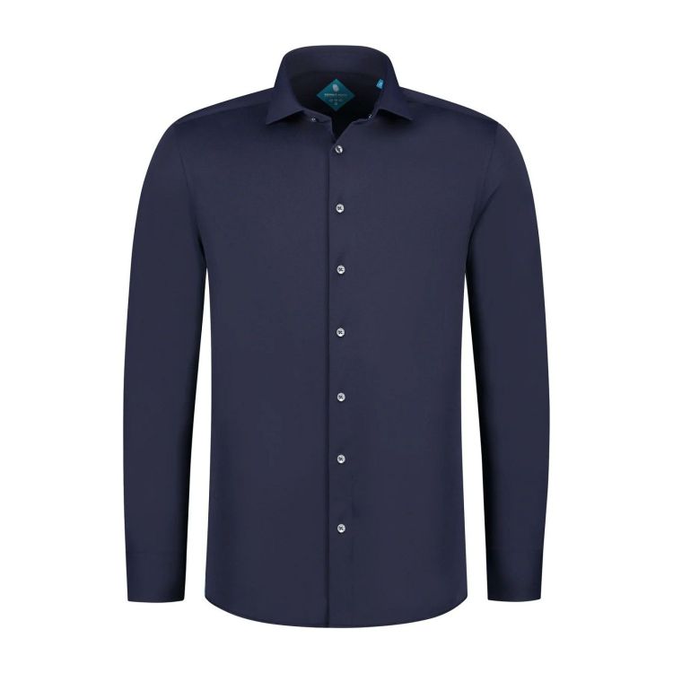 District Indigo Overhemd Blauw