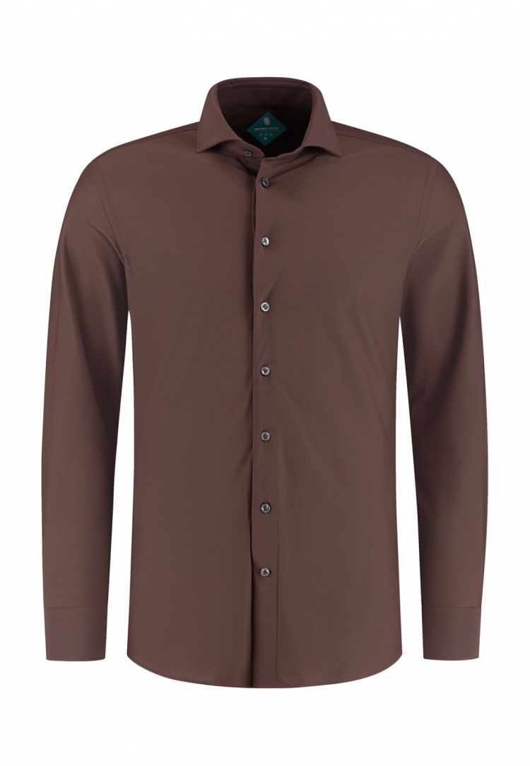 District Indigo Overhemd Bruin