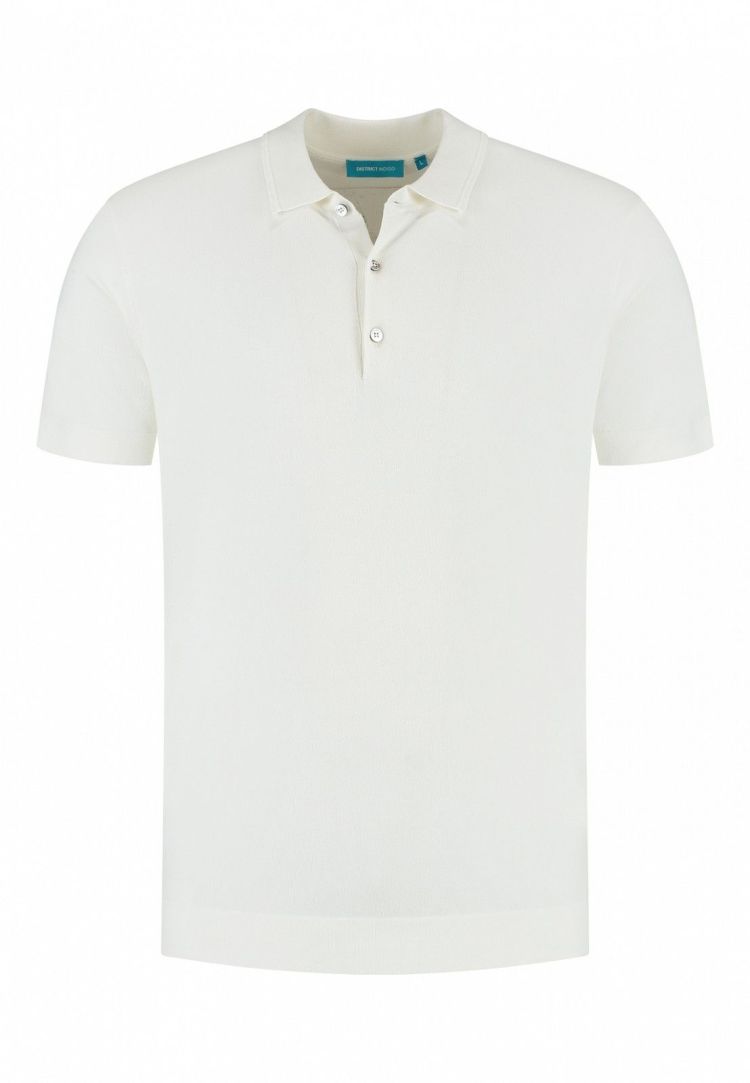 District Indigo Polo Off-white