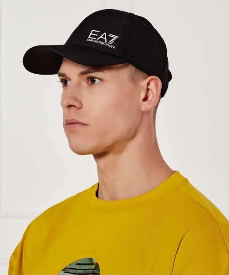 EA7 Emporio Armani Pet Zwart heren (BASEBALL HAT ZWART - 7X000106.AF13554.MC134) - GL Sport (Sluis)