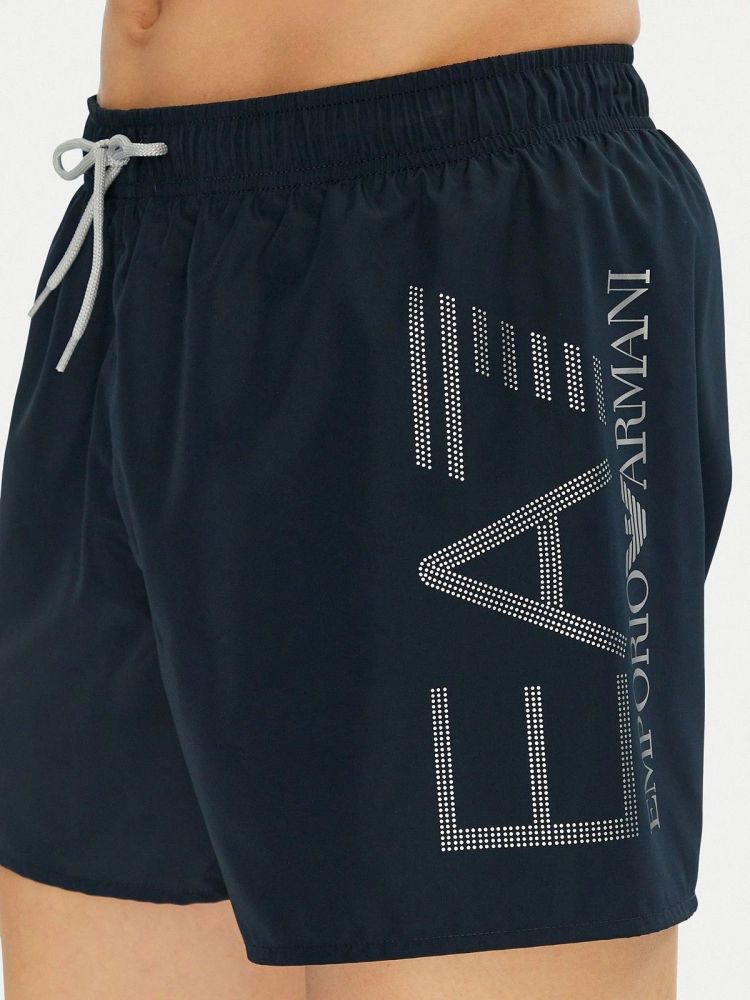 EA7 Emporio Armani Zwembroek Blauw heren (BOXER BEACHWEAR BLAUW/ZILVER - 7M000550.AF14497.MB010) - GL Sport (Sluis)