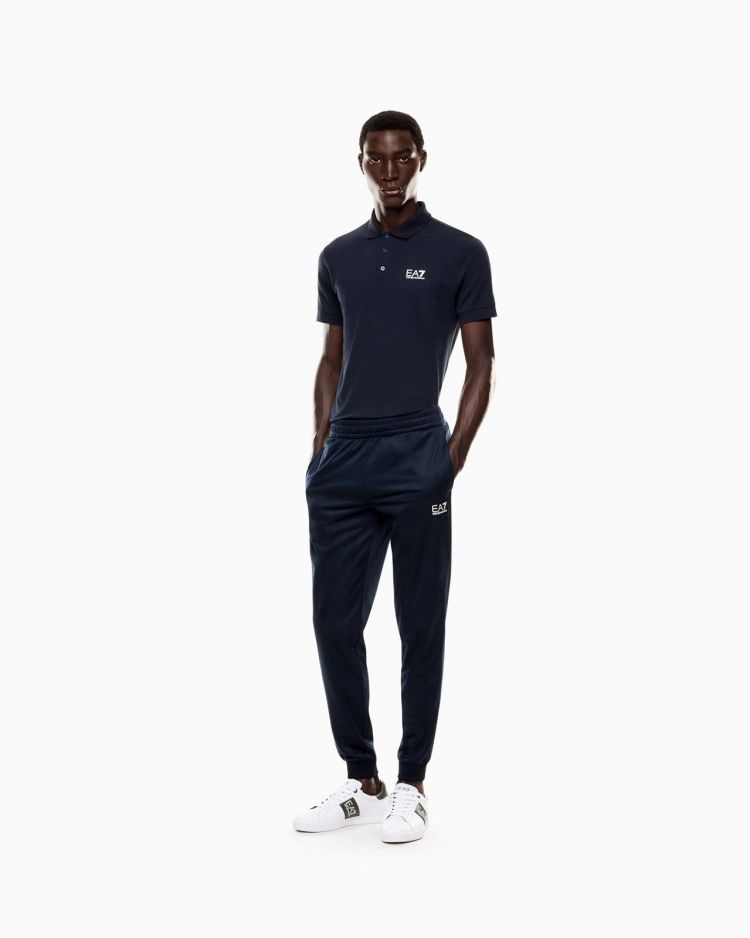 EA7 Emporio Armani Polo Blauw heren (POLO SHIRT - BLAUW - 8NPF14.PJVQZ.1562) - GL Sport (Sluis)