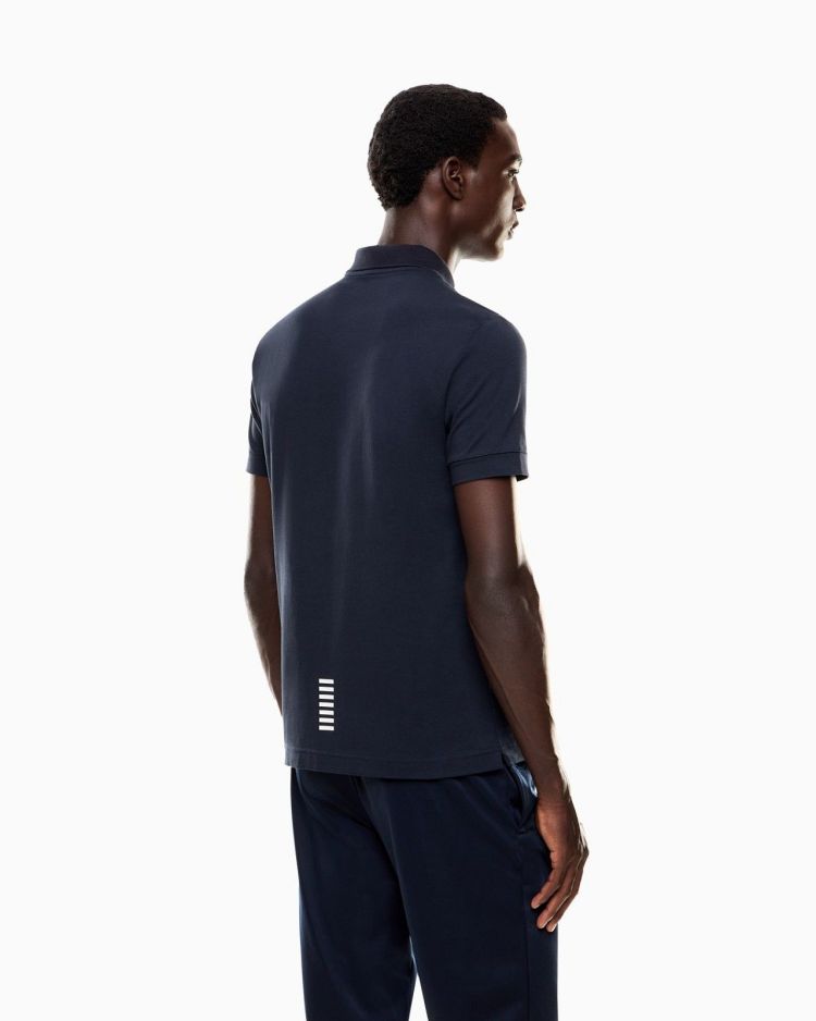 EA7 Emporio Armani Polo Blauw heren (POLO SHIRT - BLAUW - 8NPF14.PJVQZ.1562) - GL Sport (Sluis)