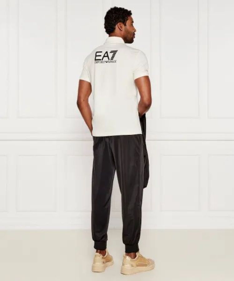 EA7 Emporio Armani Polo Creme heren (POLO SHIRT - CREME - 7M000901.AF10373.M1166) - GL Sport (Sluis)