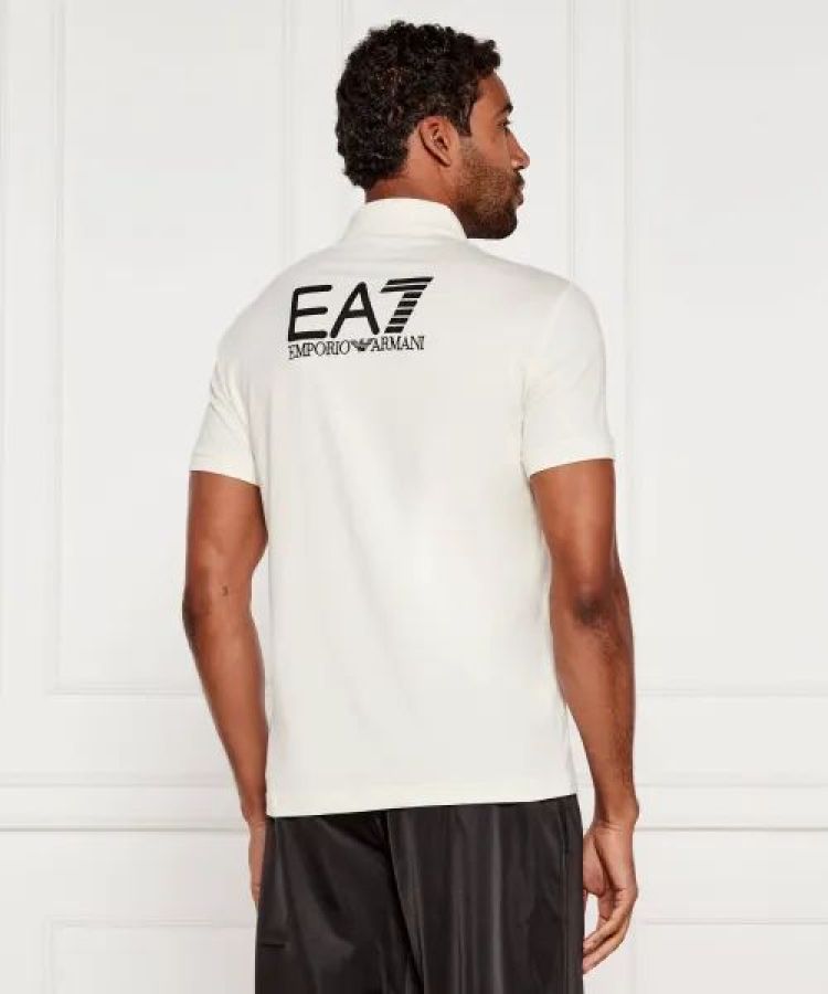 EA7 Emporio Armani Polo Creme heren (POLO SHIRT - CREME - 7M000901.AF10373.M1166) - GL Sport (Sluis)