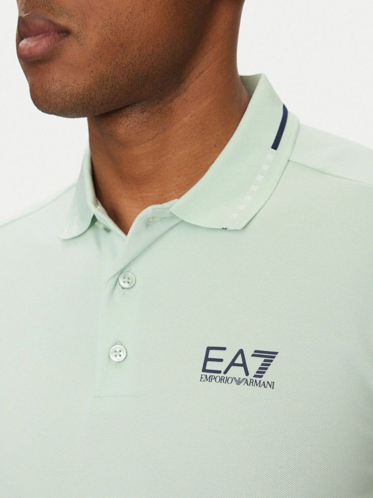 EA7 Emporio Armani Polo Groen heren (POLO SHIRT GROEN - 7M000184.AF13511.U9060) - GL Sport (Sluis)