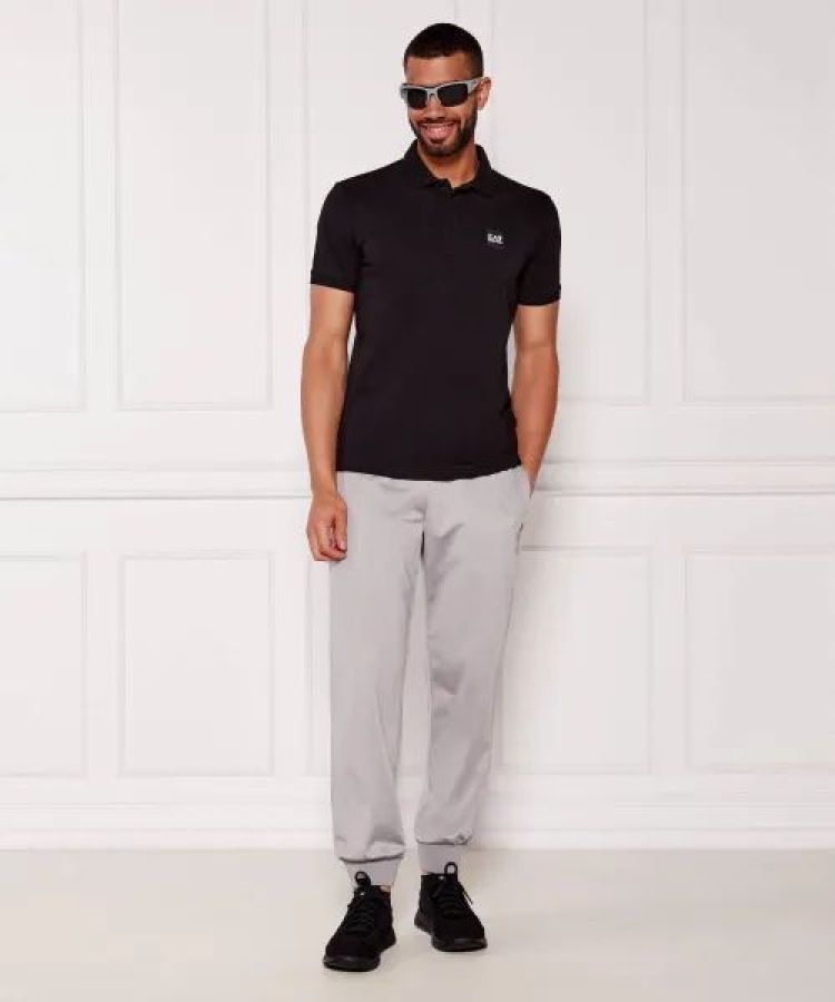 EA7 Emporio Armani Polo Zwart heren (POLO SHIRT - ZWART - 7M000901.AF10373.MC317) - GL Sport (Sluis)