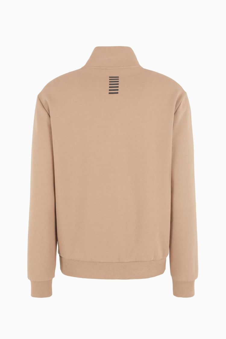 EA7 Emporio Armani Sweater Bruin heren (SWEAT SHIRT - CAMEL - 8NPM35.PJVTZ.1745) - GL Sport (Sluis)