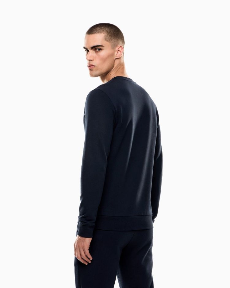 EA7 Emporio Armani Sweater Blauw heren (SWEATSHIRT - BLAUW - 7M001127.AF10377.UB102) - GL Sport (Sluis)