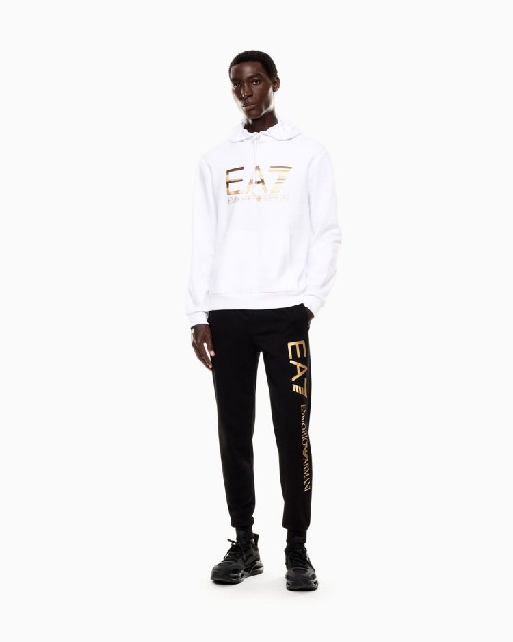 EA7 Emporio Armani Hoodie Wit heren (SWEATSHIRT - WIT - 7M001190.AF17787.U0002) - GL Sport (Sluis)