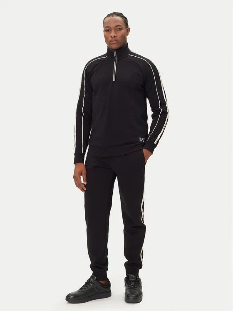 EA7 Emporio Armani Sweater Zwart heren (SWEATSHIRT - ZWART - 7M000971.AF10377.UC001) - GL Sport (Sluis)