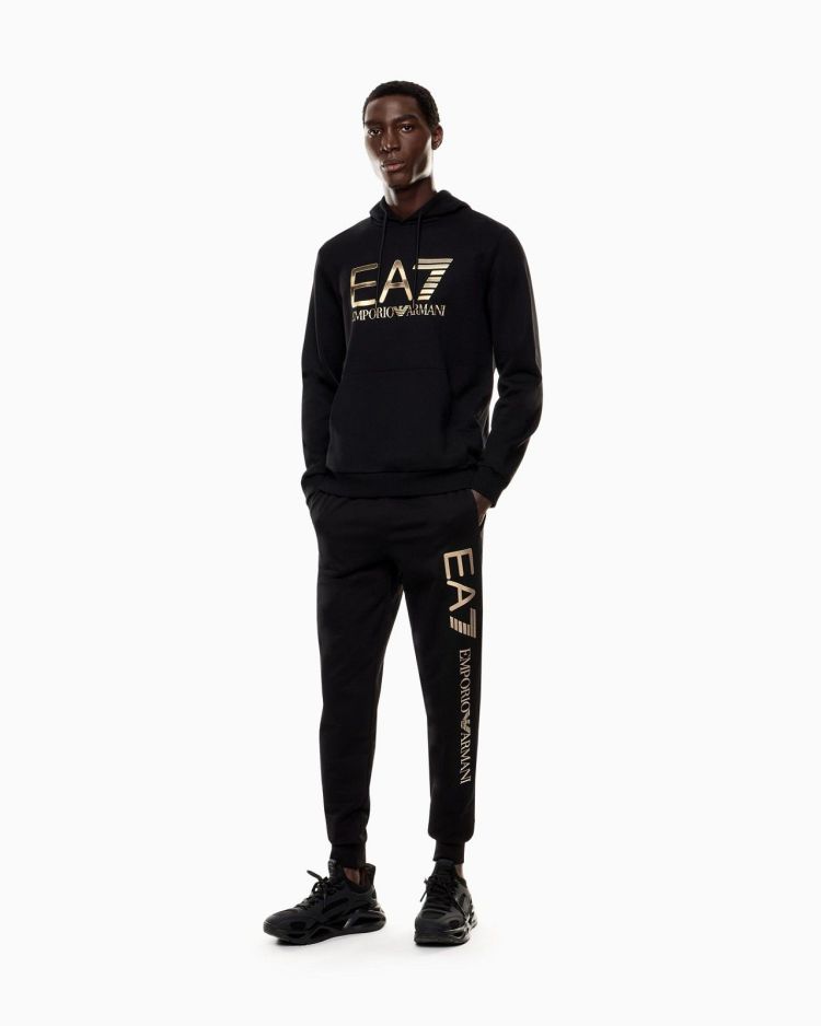EA7 Emporio Armani Hoodie Zwart heren (SWEATSHIRT - ZWART - 7M001190.AF17787.UC001) - GL Sport (Sluis)