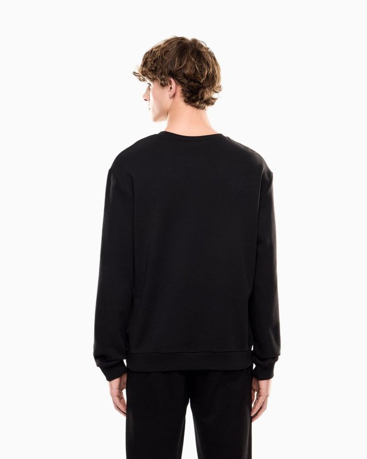 EA7 Emporio Armani Sweater Zwart heren (SWEATSHIRT - ZWART - 7M001191.AF17787.UC001) - GL Sport (Sluis)