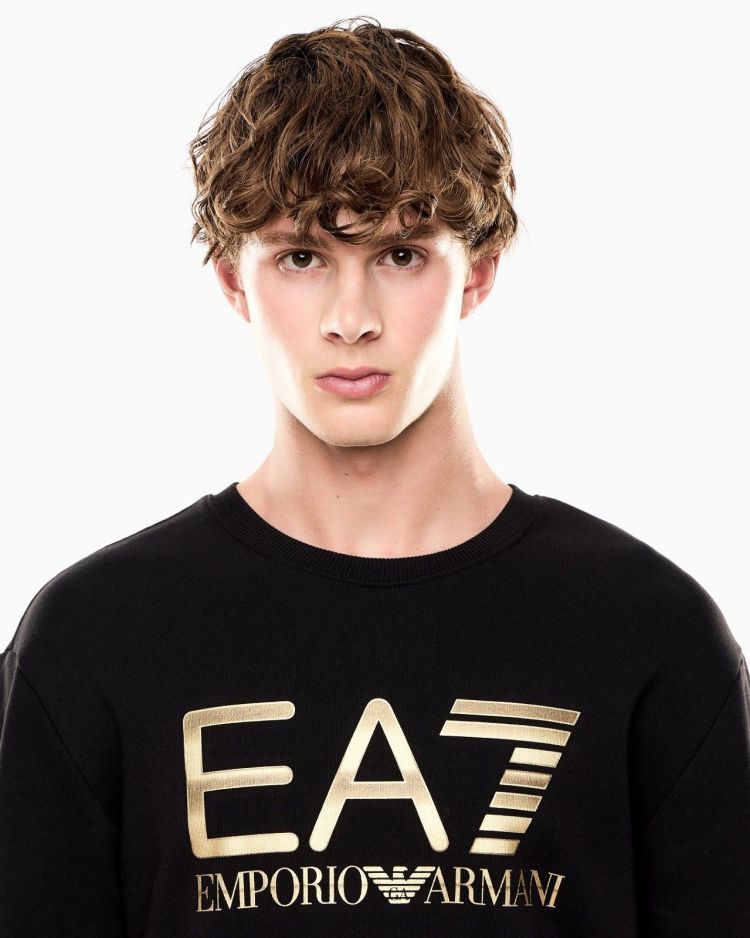 EA7 Emporio Armani Sweater Zwart heren (SWEATSHIRT - ZWART - 7M001191.AF17787.UC001) - GL Sport (Sluis)