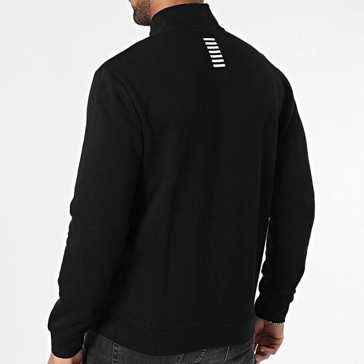 EA7 Emporio Armani Vest Zwart heren (SWEATSHIRT - ZWART - 8NPM36.PJVTZ.1200) - GL Sport (Sluis)