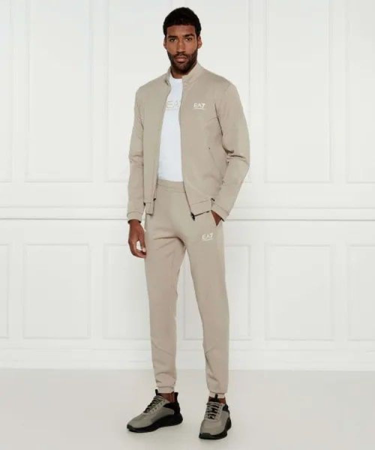 EA7 Emporio Armani Trainingspak Beige heren (TRACKSUIT BEIGE - 7M000130.AF12501.U6155) - GL Sport (Sluis)