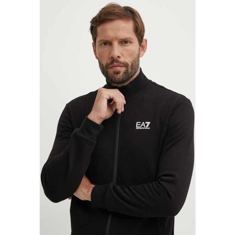 EA7 Emporio Armani Trainingspak Zwart heren (TRACKSUIT - ZWART - 8NPV67.PJVTZ.1200) - GL Sport (Sluis)