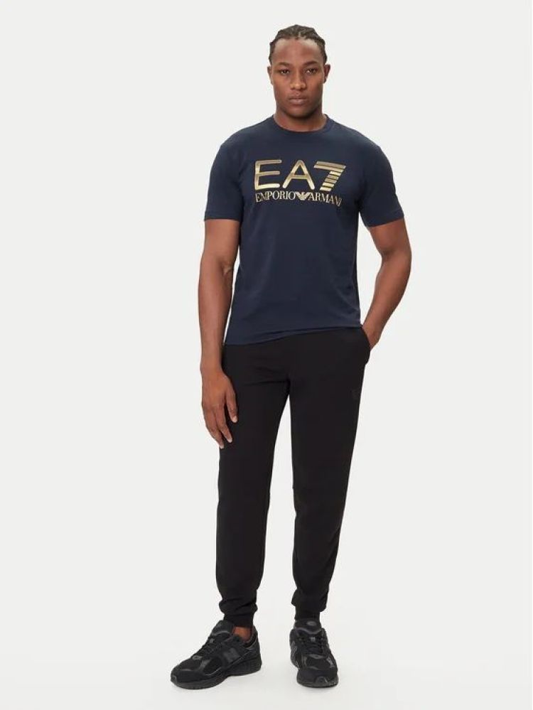 EA7 Emporio Armani T-shirt Blauw heren (T-SHIRT - BLAUW  - 7M001189.AF17789.UB102) - GL Sport (Sluis)