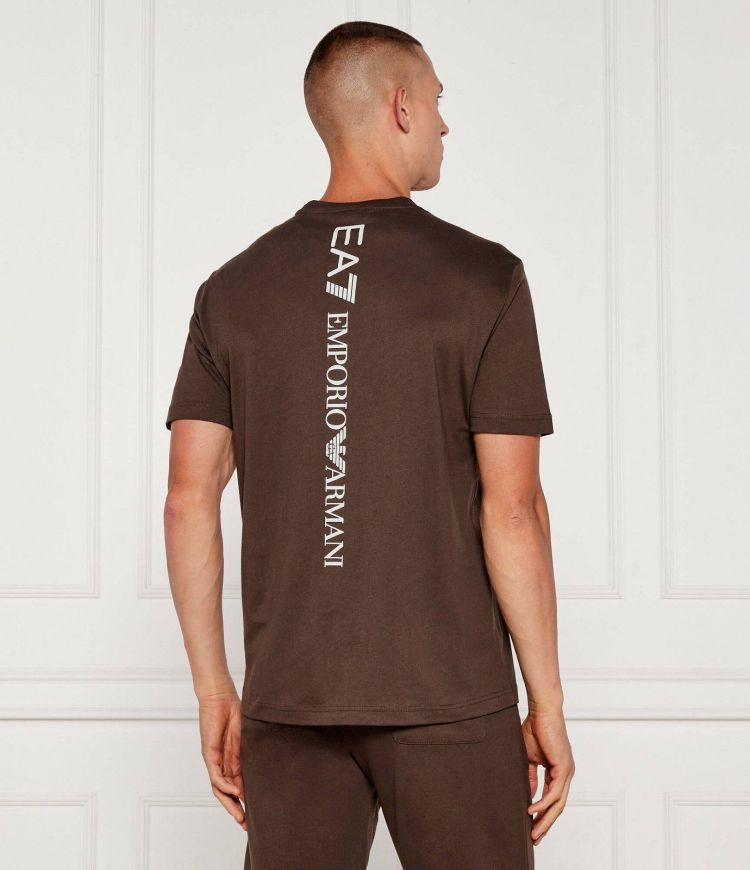 EA7 Emporio Armani T-shirt Bruin heren (T-SHIRT - BRUIN - 7M000567.AF10375.U6063) - GL Sport (Sluis)