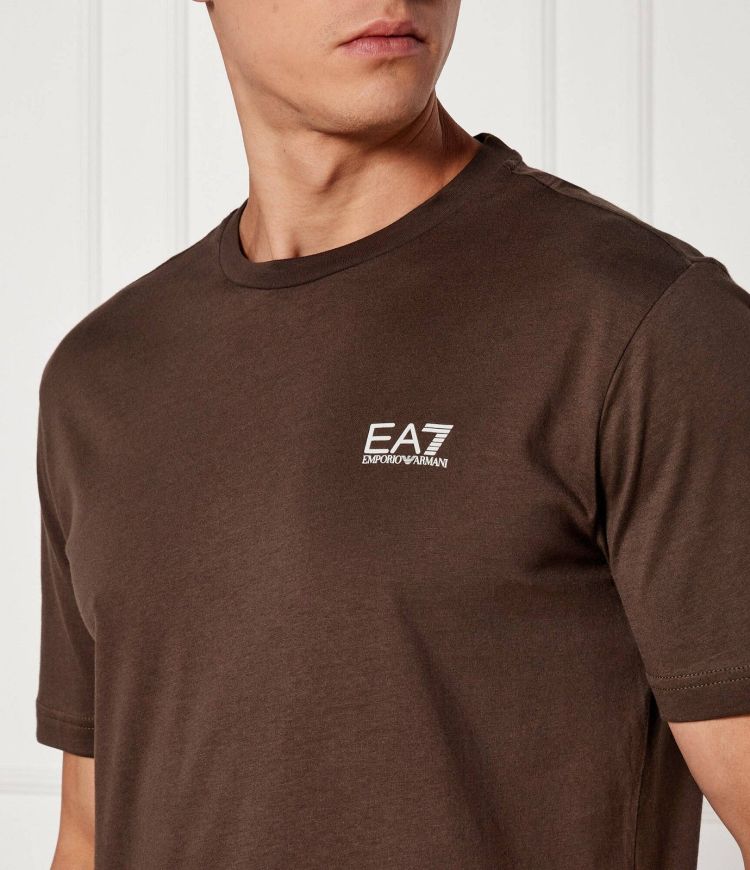 EA7 Emporio Armani T-shirt Bruin heren (T-SHIRT - BRUIN - 7M000567.AF10375.U6063) - GL Sport (Sluis)