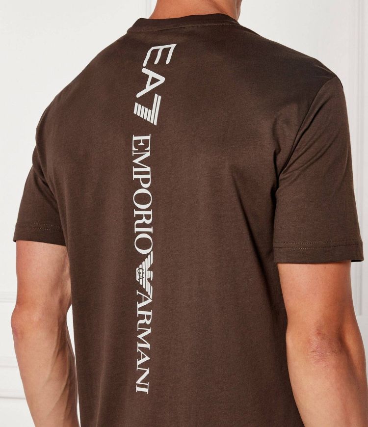 EA7 Emporio Armani T-shirt Bruin heren (T-SHIRT - BRUIN - 7M000567.AF10375.U6063) - GL Sport (Sluis)