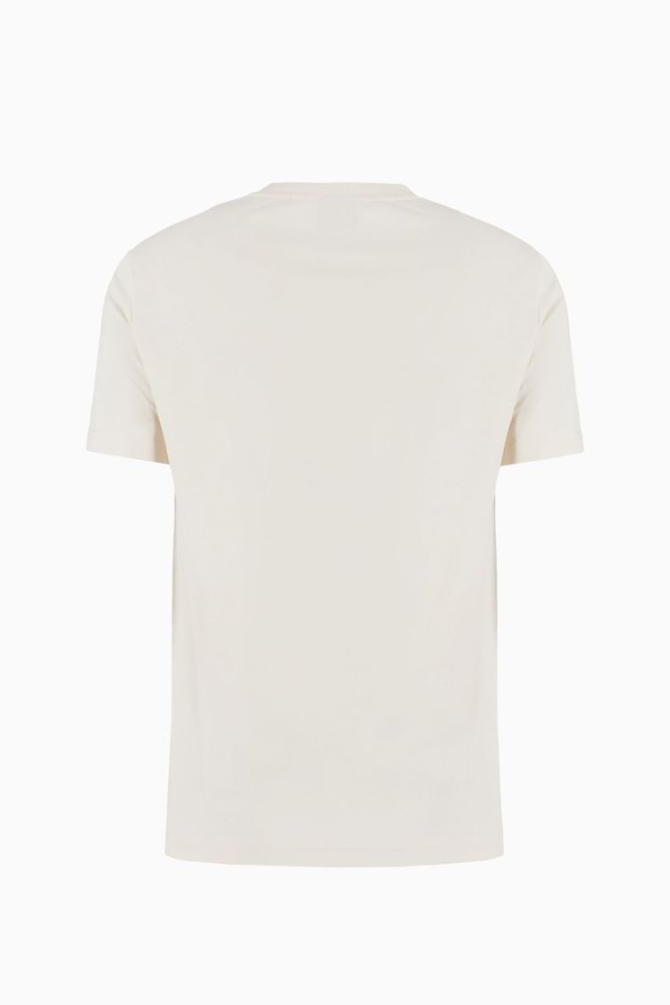 EA7 Emporio Armani T-shirt Creme heren (T-SHIRT - CREME - 8NPT16.PJRGZ.1713) - GL Sport (Sluis)