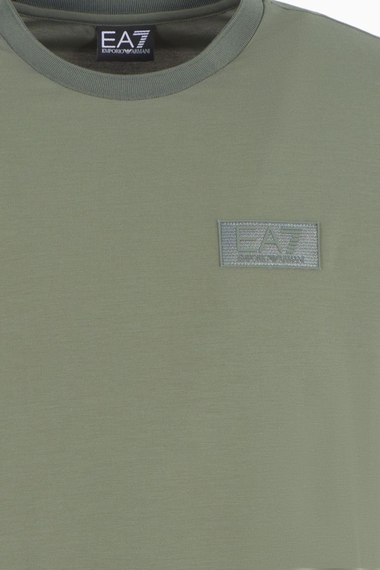 EA7 Emporio Armani T-shirt Groen heren (T-SHIRT - GROEN - 6DPT18.PJRGZ.1846) - GL Sport (Sluis)