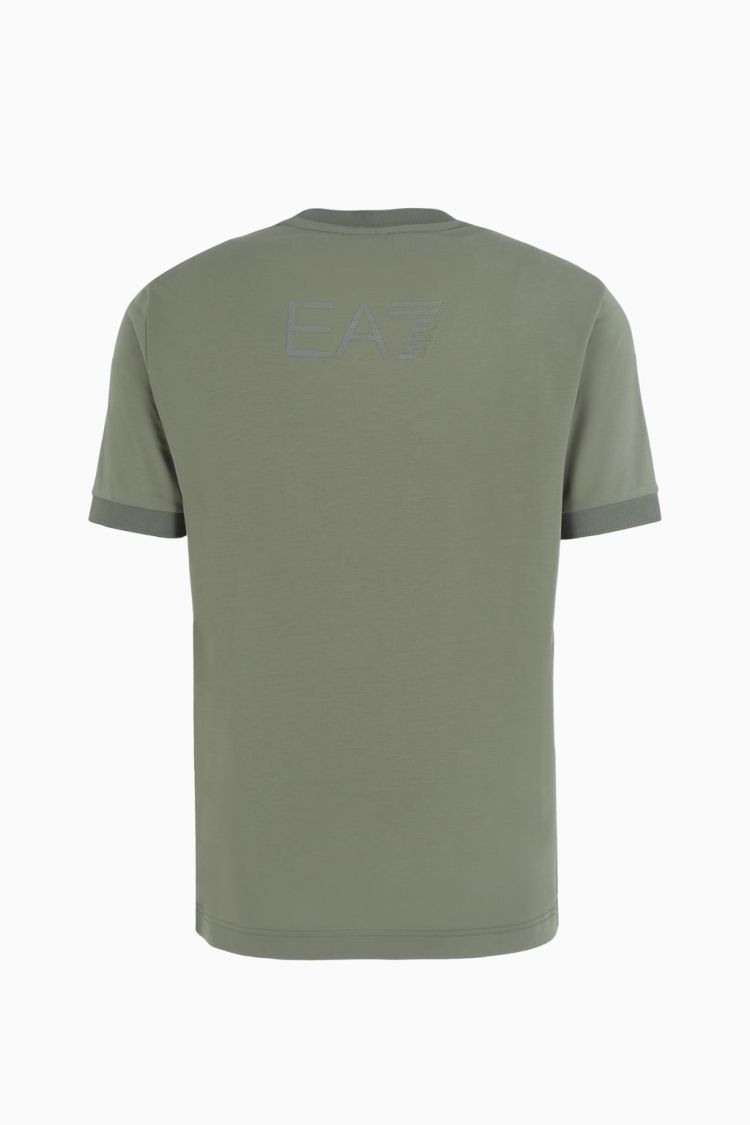 EA7 Emporio Armani T-shirt Groen heren (T-SHIRT - GROEN - 6DPT18.PJRGZ.1846) - GL Sport (Sluis)