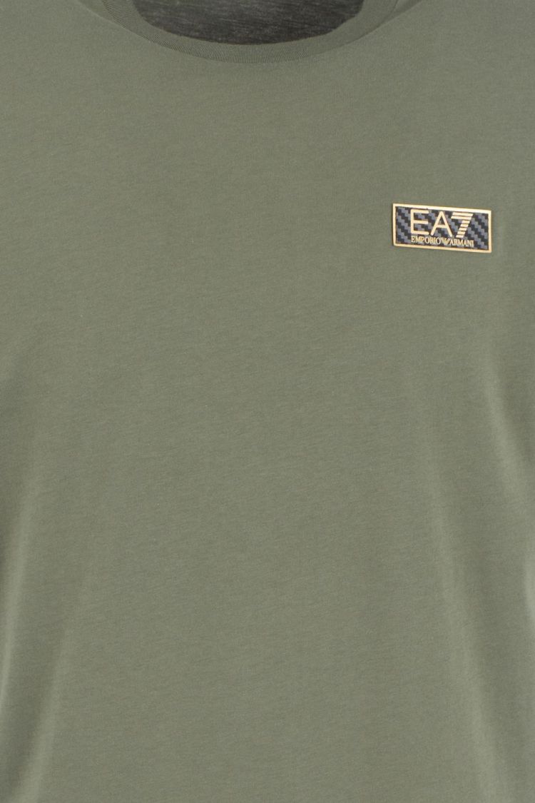 EA7 Emporio Armani T-shirt Groen heren (T-SHIRT - GROEN - 7M000021.AF10170.U8100) - GL Sport (Sluis)