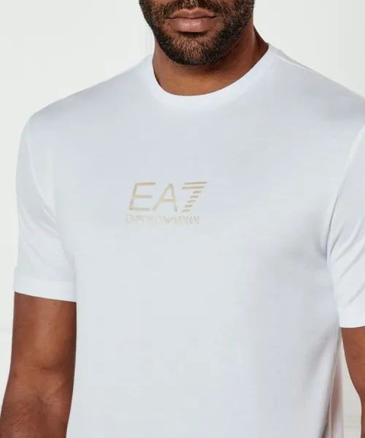 EA7 Emporio Armani T-shirt Wit heren (T-SHIRT WIT - 7M000301.AF13739.U0002) - GL Sport (Sluis)