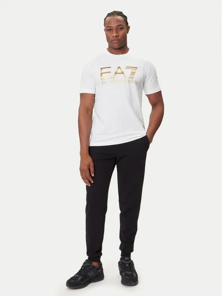 EA7 Emporio Armani T-shirt Wit heren (T-SHIRT - WIT - 7M001189.AF17789.U0002) - GL Sport (Sluis)