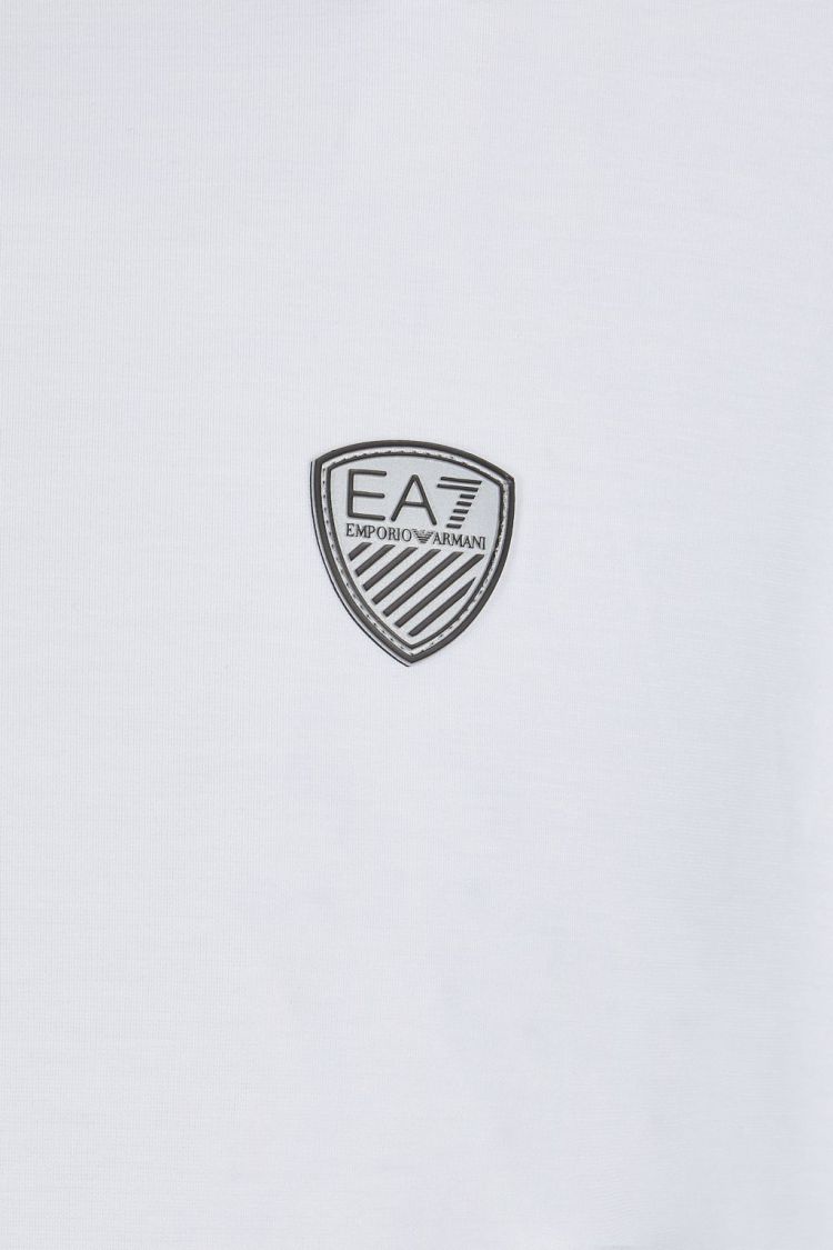 EA7 Emporio Armani T-shirt Wit heren (T-SHIRT - WIT - 8NPT16.PJRGZ.1100) - GL Sport (Sluis)