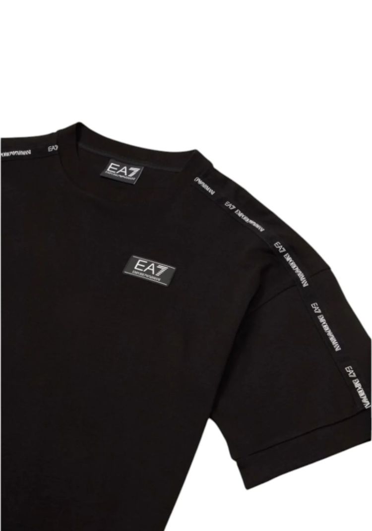 EA7 Emporio Armani T-shirt Zwart heren (T-SHIRT ZWART - 7M001037.AF10378.UC001) - GL Sport (Sluis)