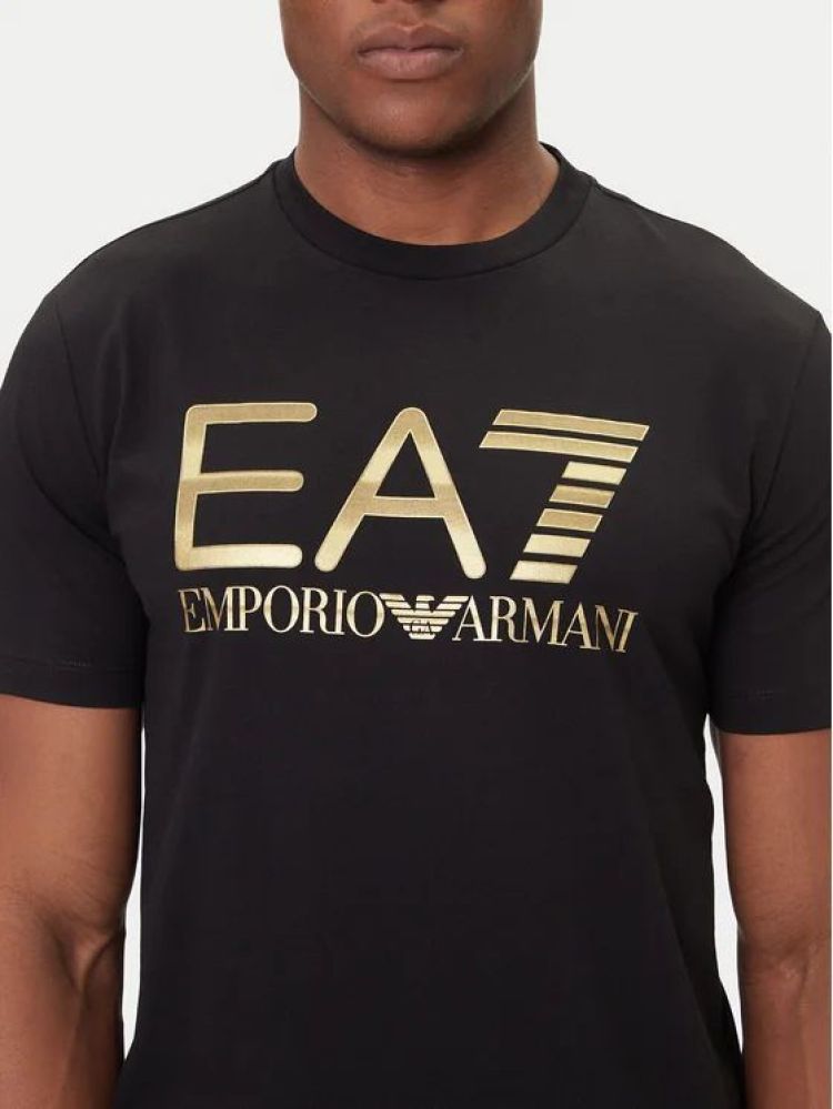 EA7 Emporio Armani T-shirt Zwart heren (T-SHIRT - ZWART - 7M001189.AF17789.UC001) - GL Sport (Sluis)