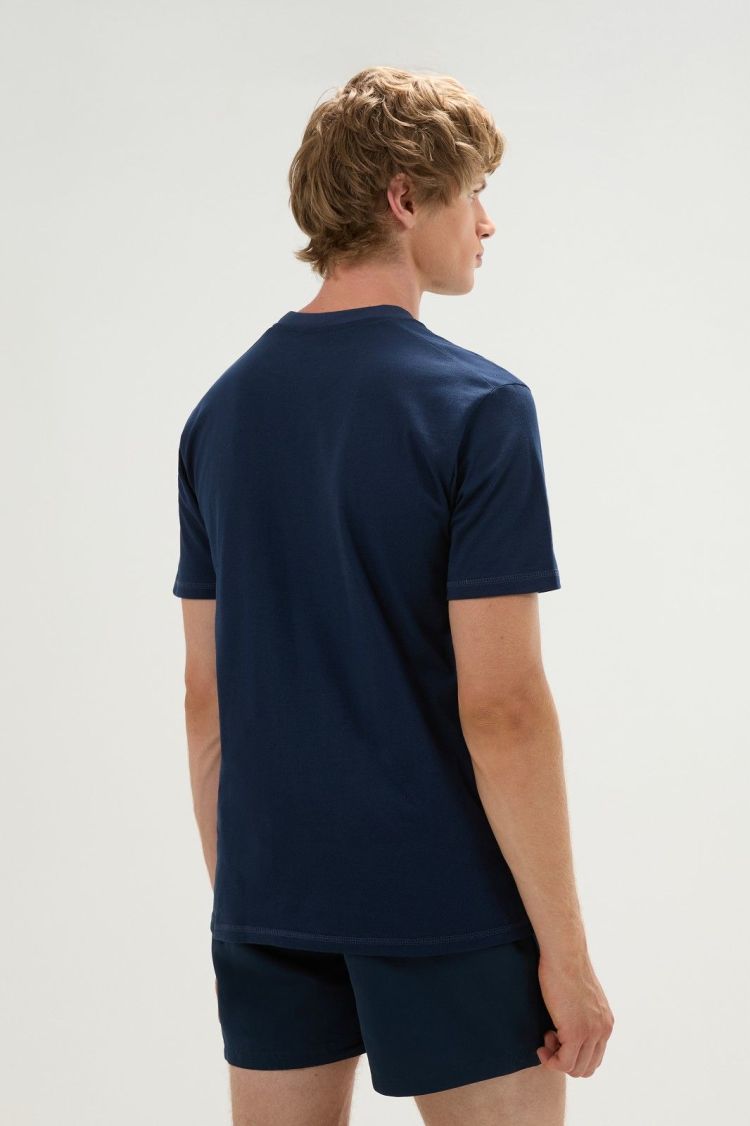 Ellesse T-shirt Blauw heren (CASSICA TEE  - SHR20276.429) - GL Sport (Sluis)