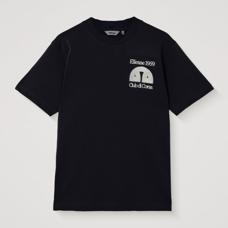 Ellesse T-shirt Zwart heren (CLUB DI CORSA TEE - SHB23147.011) - GL Sport (Sluis)