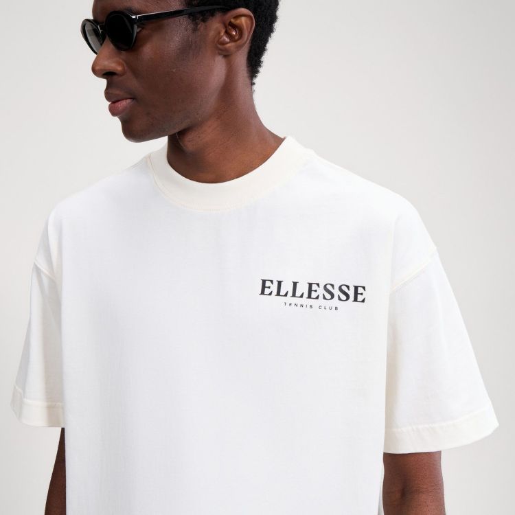 Ellesse T-shirt Off-white heren (DAL 1959 T-SHIRT - SHB23929-SS26.904) - GL Sport (Sluis)