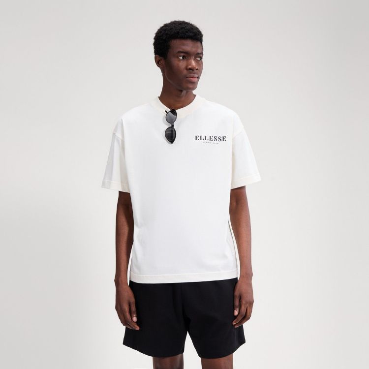 Ellesse T-shirt Off-white heren (DAL 1959 T-SHIRT - SHB23929-SS26.904) - GL Sport (Sluis)