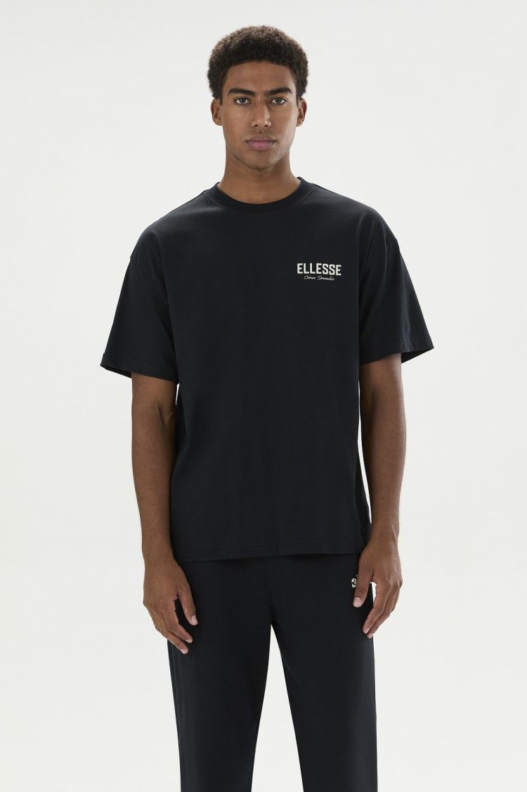 Ellesse T-shirt Zwart heren (DOLCE VITA TEE - SHD24645.011) - GL Sport (Sluis)
