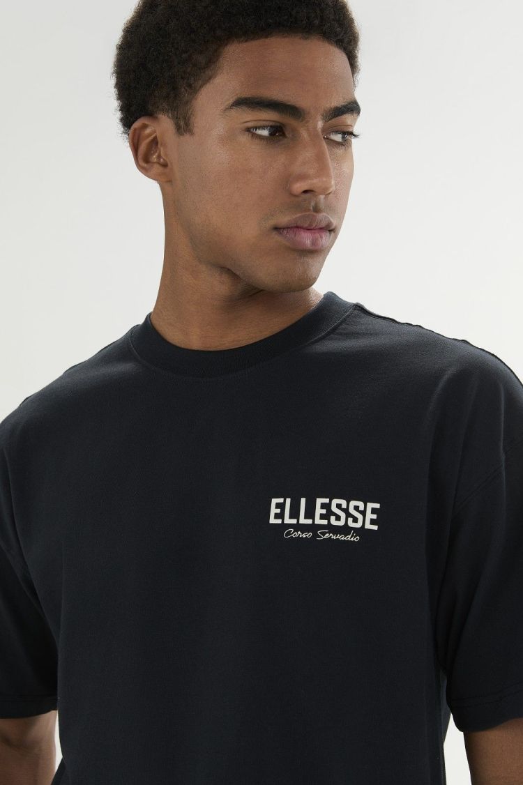 Ellesse T-shirt Zwart heren (DOLCE VITA TEE - SHD24645.011) - GL Sport (Sluis)