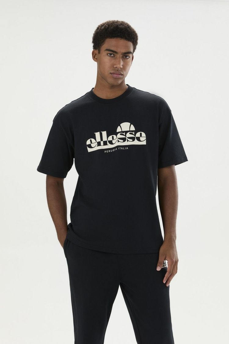 Ellesse T-shirt Zwart heren (PLERICA T-SHIRT - SHD24598.011) - GL Sport (Sluis)
