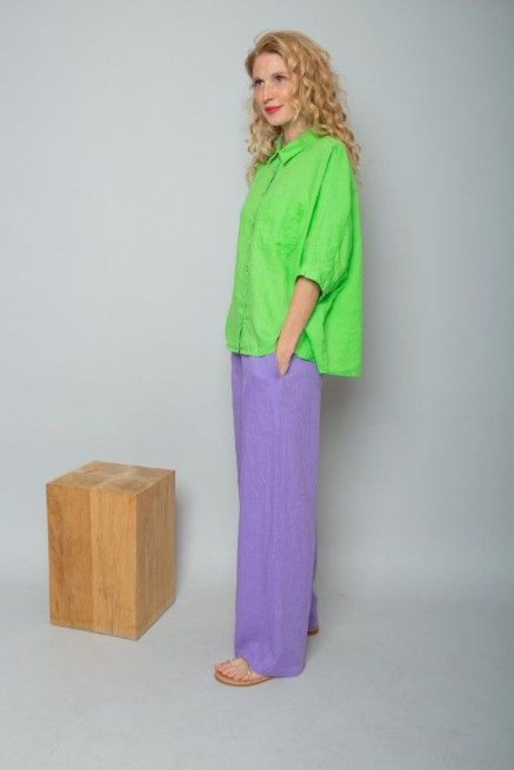 Emily Van Den Bergh Blouse Groen dames (6362-156841 BLOUSE - 6362-156841.502) - GL Sport (Sluis)