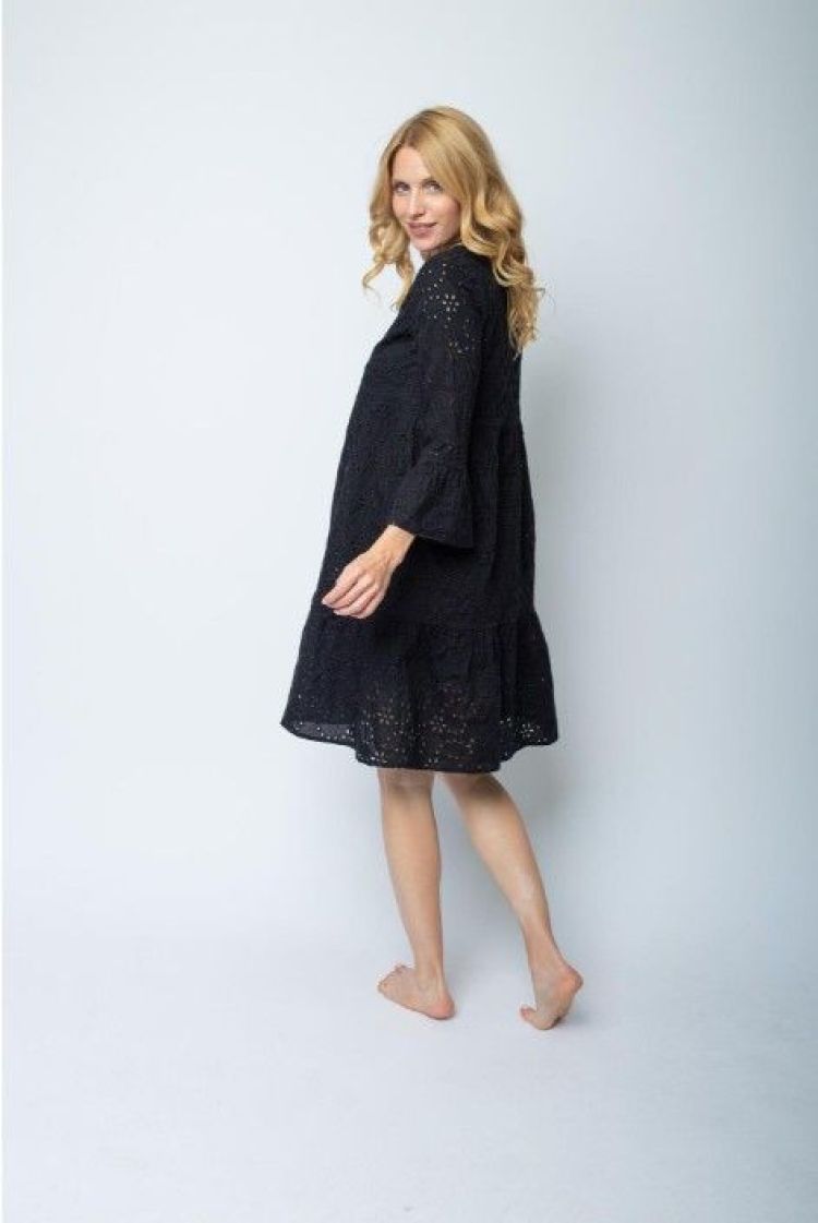 Emily Van Den Bergh Jurk Zwart dames (8495-156531 DRESS - 8495-156531.900) - GL Sport (Sluis)