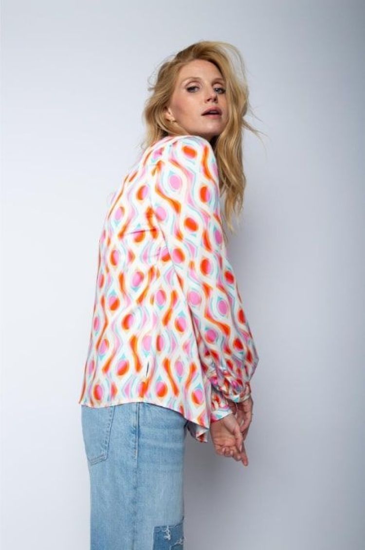 Emily Van Den Bergh Blouse Multi dames (8506-156084 BLOUSE - 8506-156084.198) - GL Sport (Sluis)
